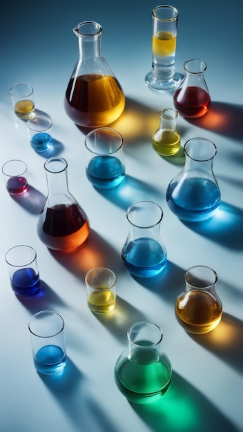 Photo vibrant chemistry reactions