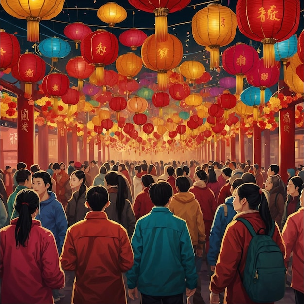 Vibrant Chinese New Year Celebration