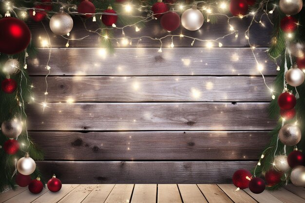 vibrant christmas border frame background and empty space