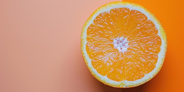 Photo vibrant citrus duo on colorful canvas