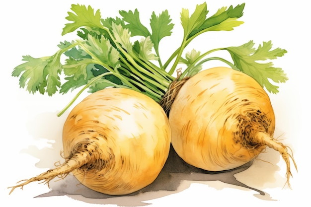 Vibrant Clipart Rutabaga Illustration AR 32 Amazes with Colorful Visuals