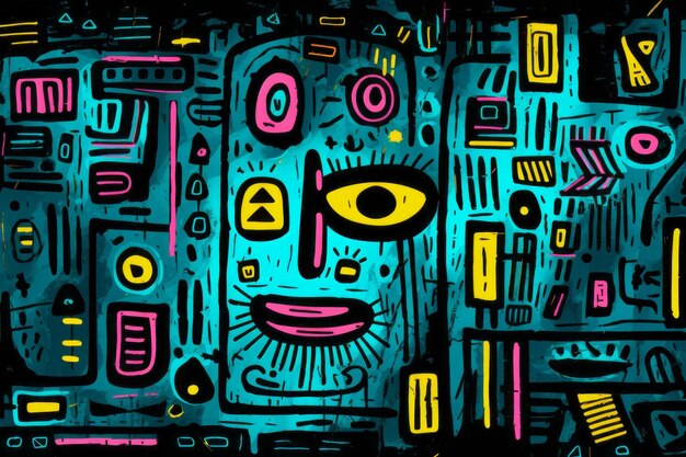 Premium Ai Image Vibrant Collage Of Art That Have Many Objects Premium Ai Image Vibrant Collage Of Art That Have Many Objects
