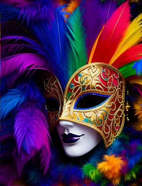 A vibrant colorful carnival