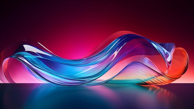 Vibrant and Colorful Dynamic Waves