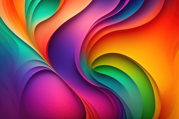 Vibrant colors blend in abstract backdrop pattern