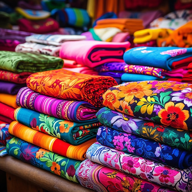 Vibrant Colors of Mexican Textiles