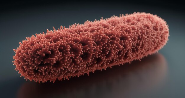 Photo vibrant corallike structure in 3d rendering