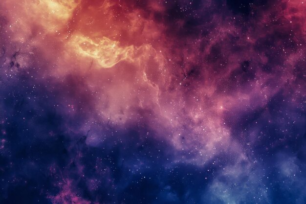 Фото Вибрационная космическая туманность абстрактный космический фон с красочными облаками межзвездного газа и пыли