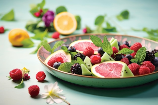 Vibrant Delights Скандинавские летние фрукты Фиеста