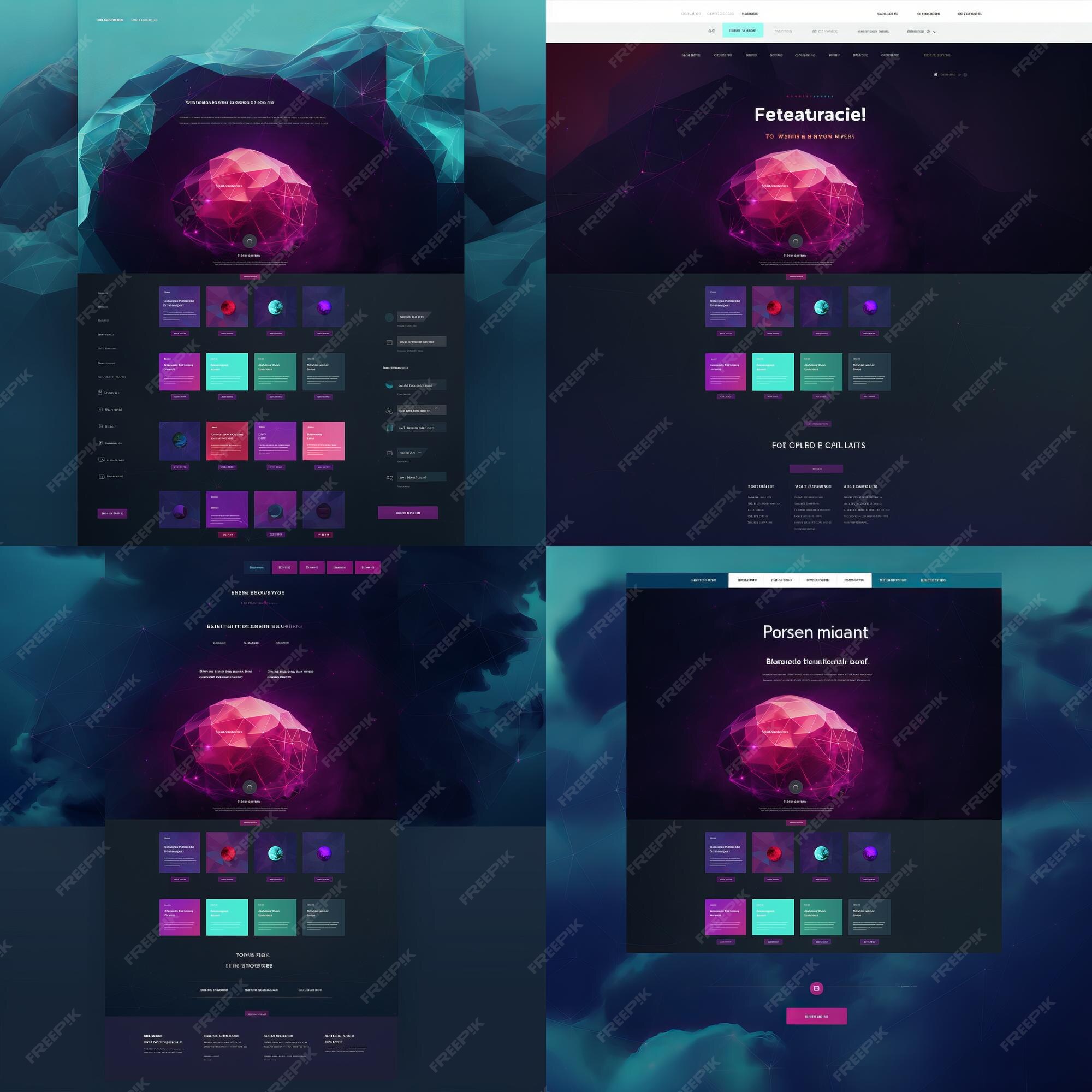 Premium AI Image | Vibrant Digital Hub Unveiling Our Stunning 600060 