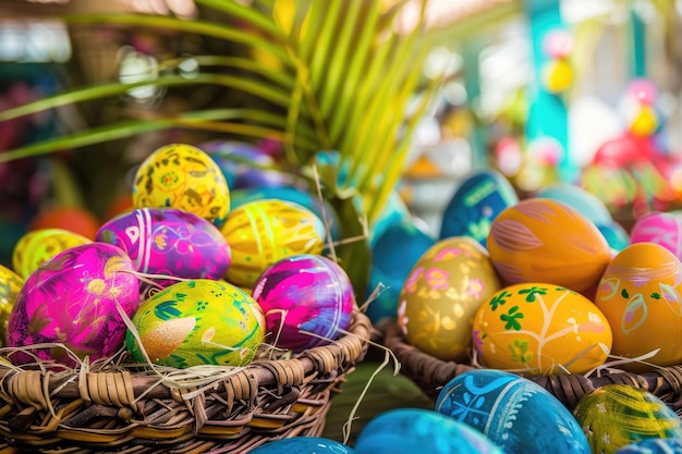 A vibrant display of Easter joy with Feliz Pascoa greetings in Brazil