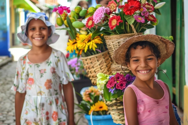 A vibrant display of Easter joy with Feliz Pascoa greetings in Brazil
