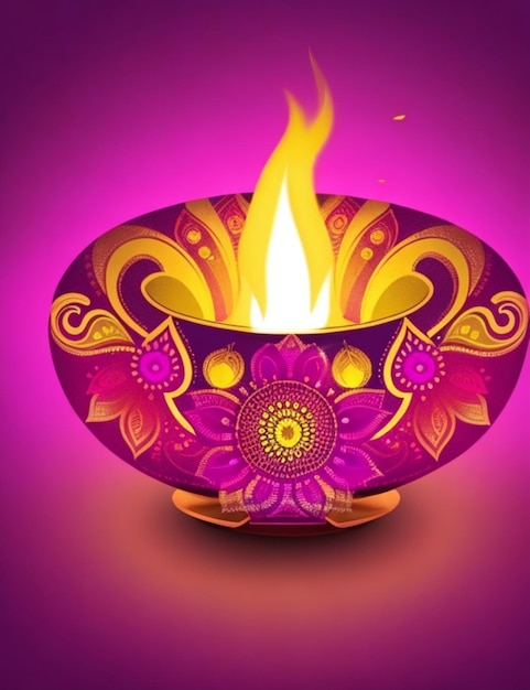 vibrant Diwali background