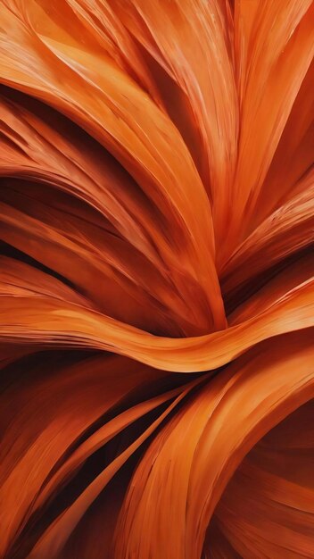 Premium AI Image  Vibrant dreams exploring the mystique of orange abstract backgrounds 