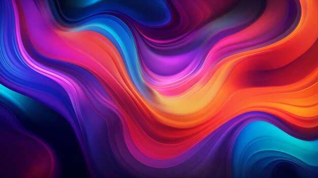 A vibrant and dynamic abstract background with fluid and curving lines