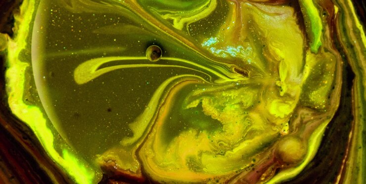 Photo vibrant and dynamic abstract delight with a multitude of colors and patterns