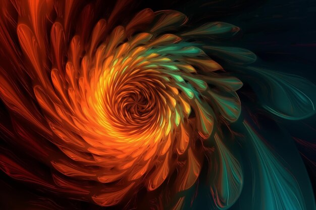 A vibrant and dynamic abstract swirling pattern background