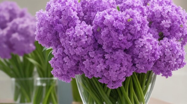 Vibrant Elegance Bouquet of Blooming Decorative Violette Onions in Rich Hues