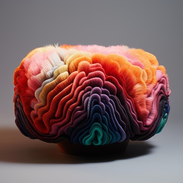 Vibrant Fabric Sculpture A Colorful Absurdism Inspired By Mushroomcore