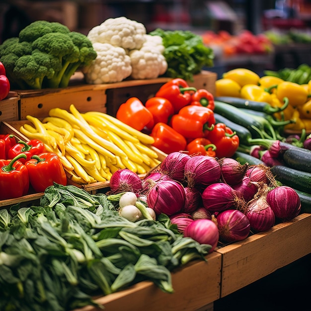 vibrant farmers market