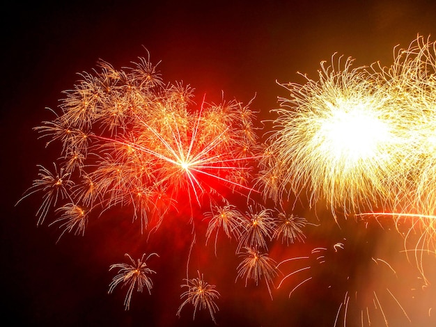 vibrant fireworks display