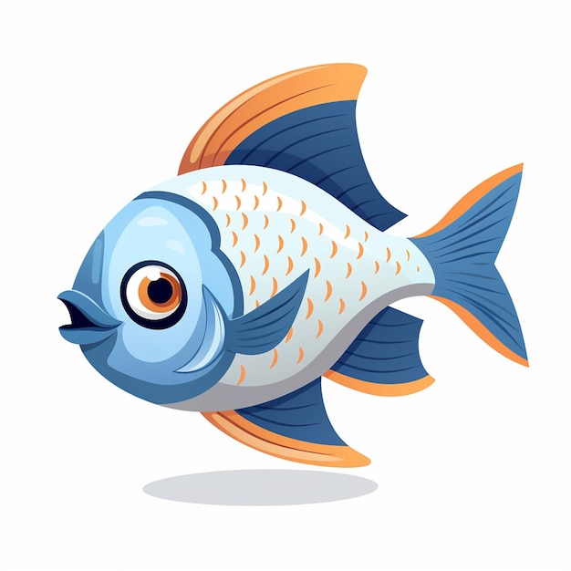 Vibrant Fish Illustration Oceanic Artistry