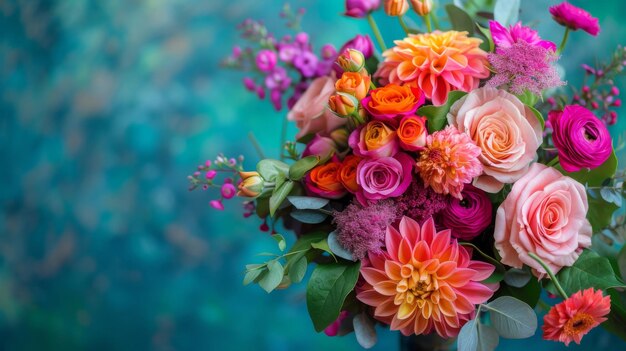 Vibrant Floral Array