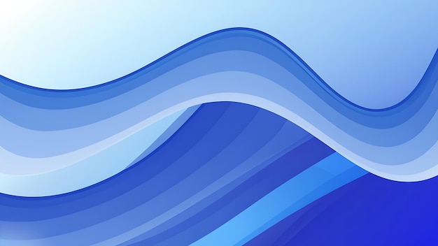 Vibrant Free Vector blue Wavy Background Download Now