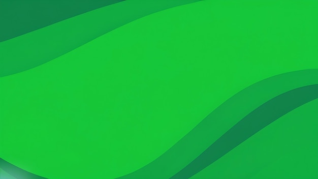 鮮やかな緑の波状の無料ベクトル背景 今すぐダウンロード