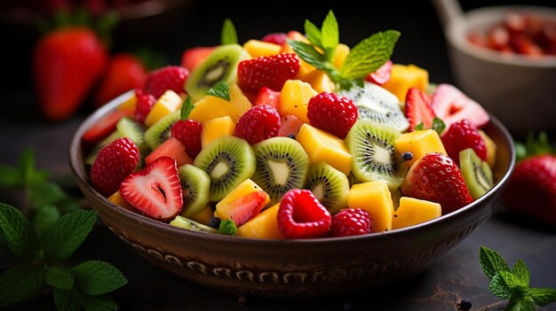 Vibrant Fruit Salad Medley