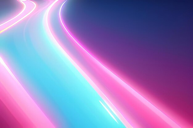 Photo a vibrant futuristic abstract gradient background with a mix of neon and metallic hues