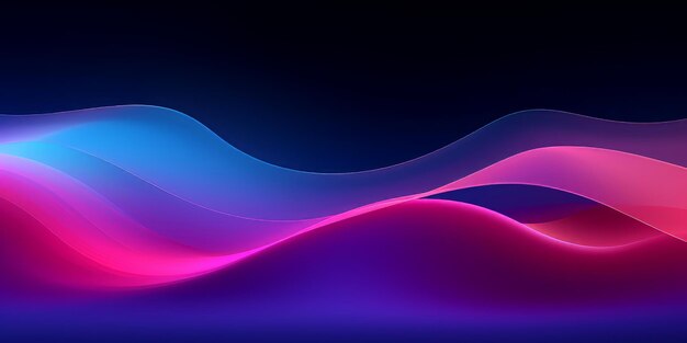 Vibrant Futuristic Energy Neon Lines on a Colorful Canvas black red blue background texture