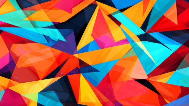 Vibrant Geometric Abstraction