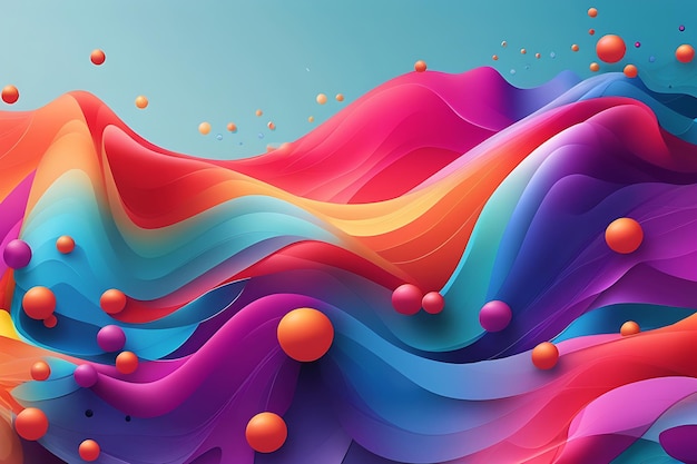 Vibrant Gradient Mesh background