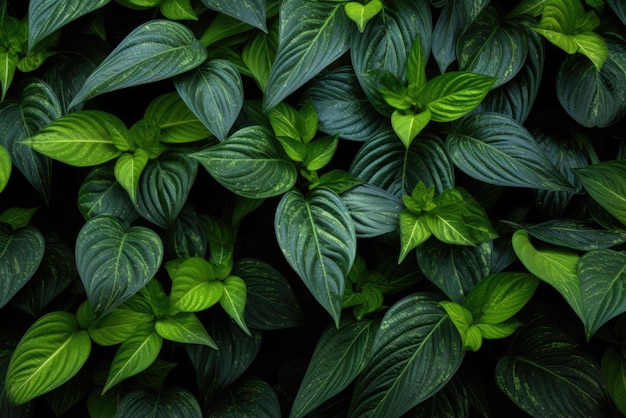 a vibrant green leafy plant up close