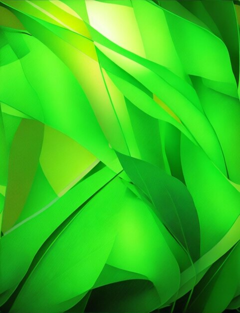яркие зеленые листья в качестве фона символов