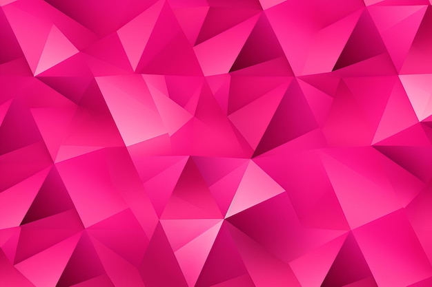 Vibrant hot pink geometric triangle pattern vector on 32 background