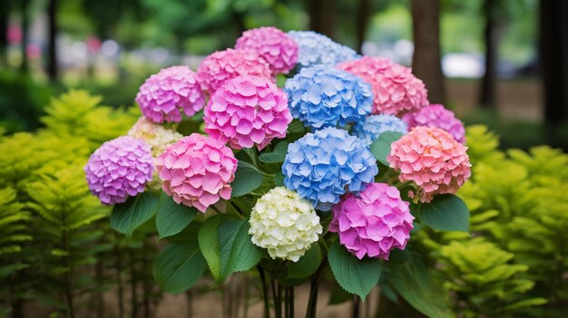 vibrant hydrangea bouquet a burst of creativity in formal