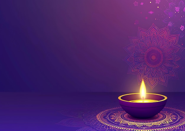 A Vibrant Illustration of Diwali Celebrations Lights of Tradition