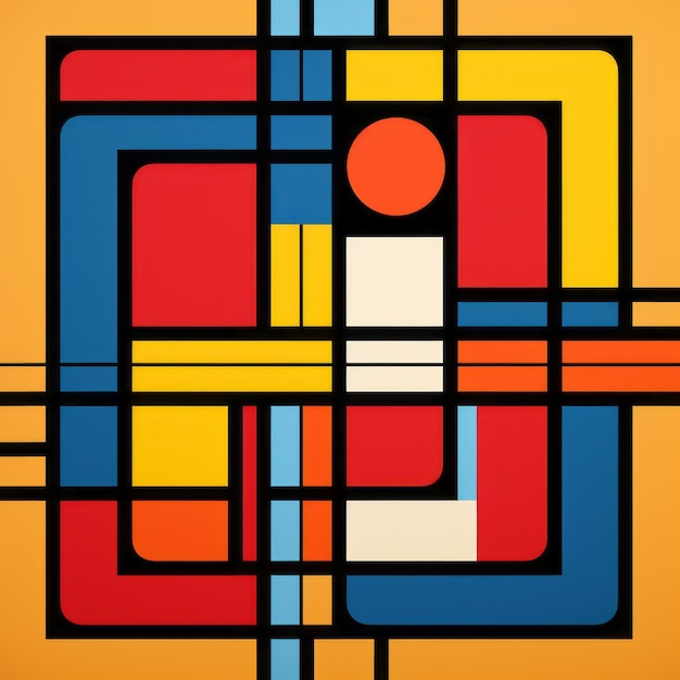 Яркий имперский логотип Ipa в красочном абстрактном дизайне