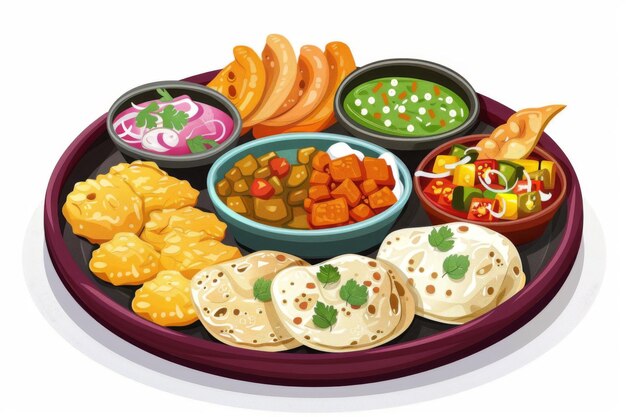 Premium Photo | Vibrant Indian Street Food Delights