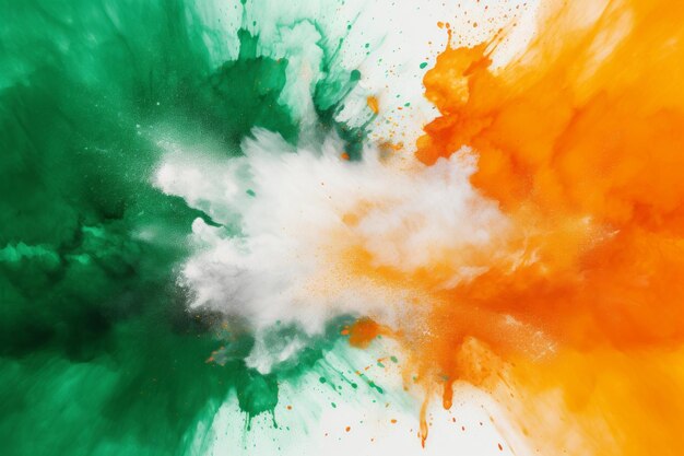 tricolour holi colours