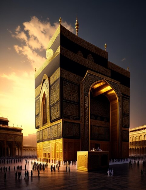 vibrant Kaaba the House of God