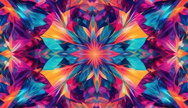 Vibrant Kaleidoscoop Burst