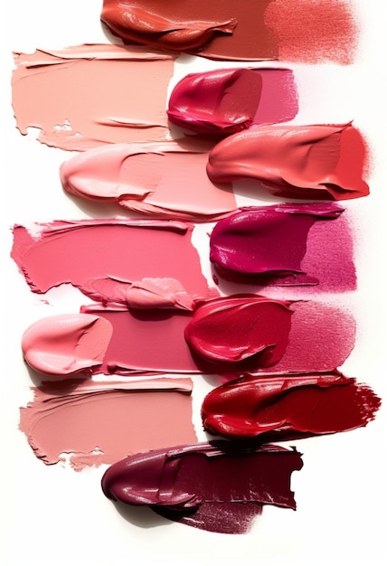 Vibrant Lipstick Palette Abstract Schoonheidscollectie