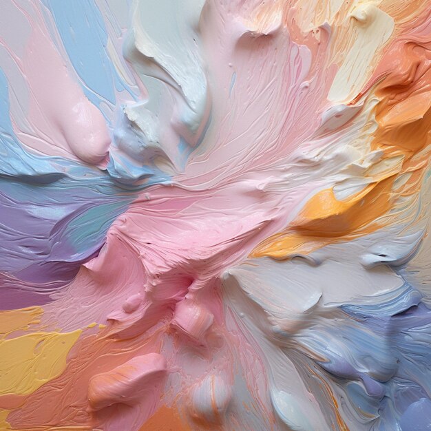 Vibrant Liquid Paint A Colorful Splash of Creativity and Texture