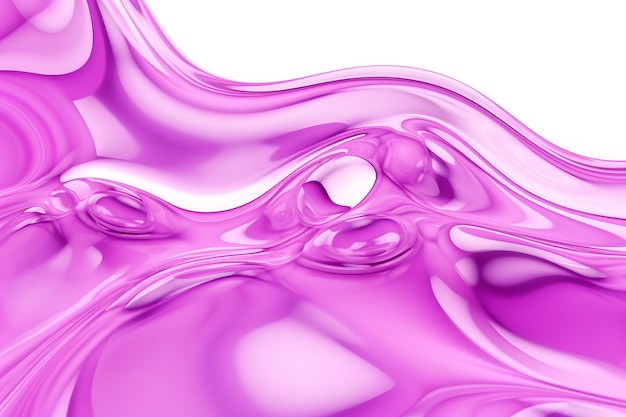 Vibrant Liquid Symphony Bright Background in Violet and Purple Tones