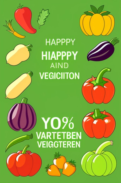 vibrant magic vector vegan food vegetables and horticultural products