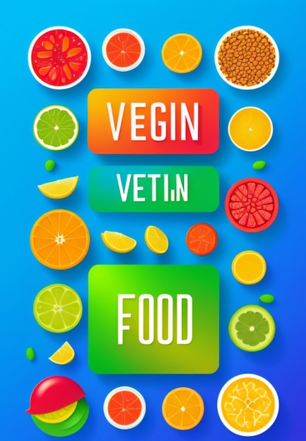 vibrant magic vector vegan food vegetables and horticultural products