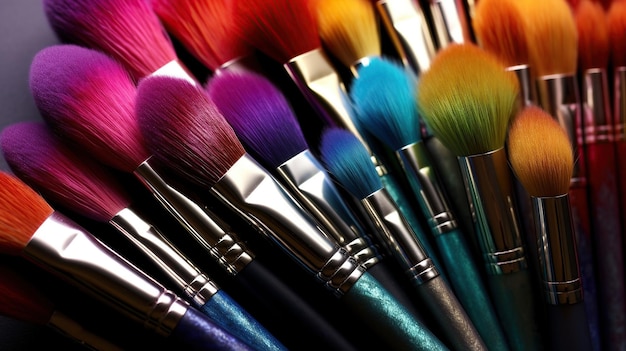 Vibrant Makeup Brush Set